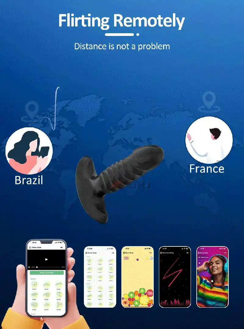 plug anal silicone medical avec vibration
