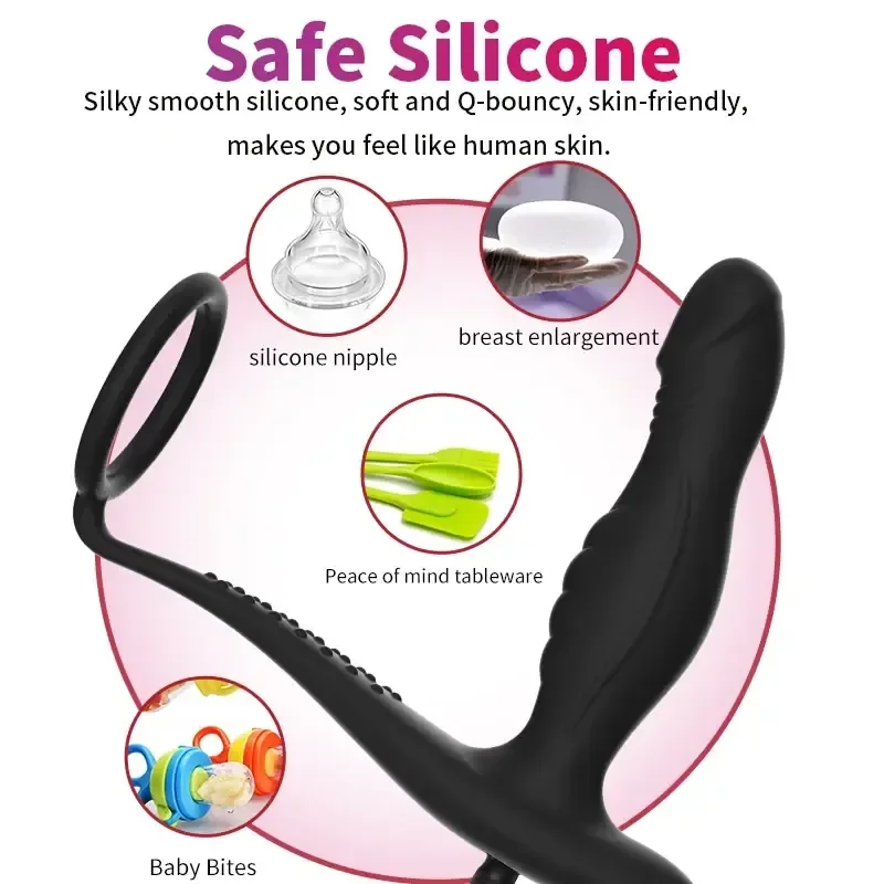 plug anal silicone medical gonflable