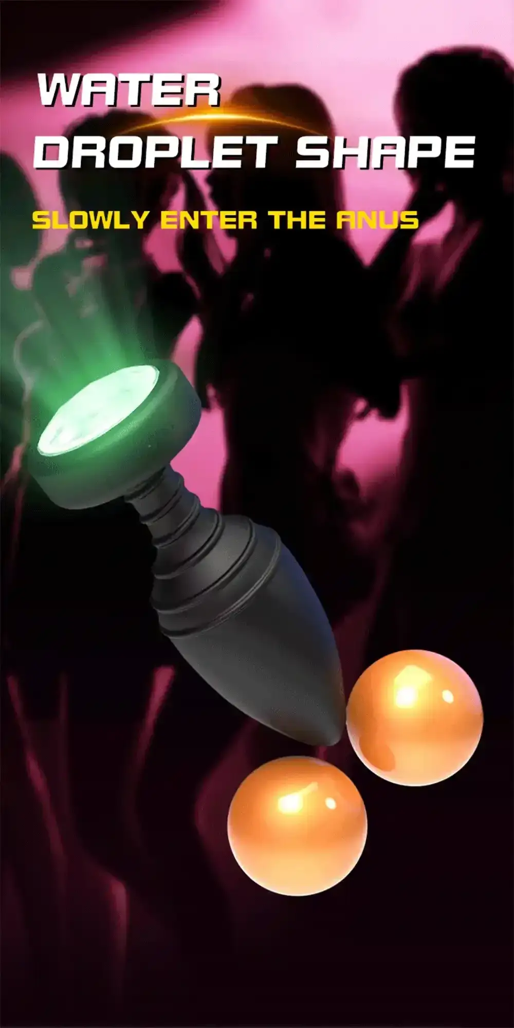 plug anal silicone medical resistant eau