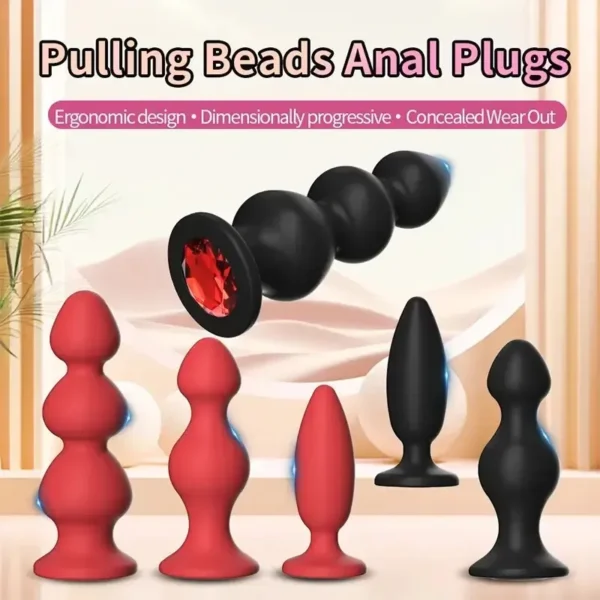 plug anal silicone portable pour femme