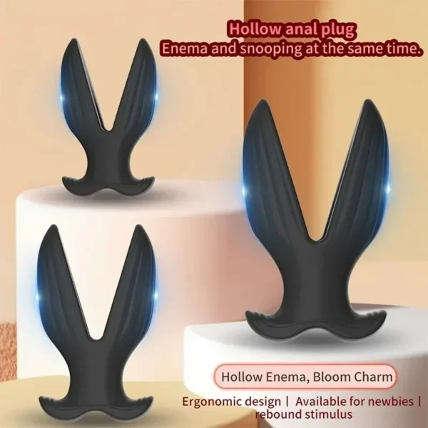 plug anal silicone souple écoulement