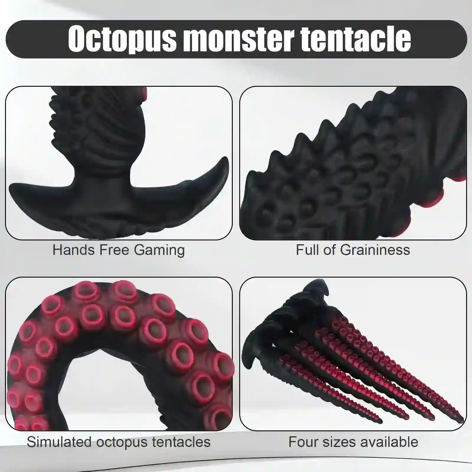 plug anal silicone texture 4 tailles disponibles
