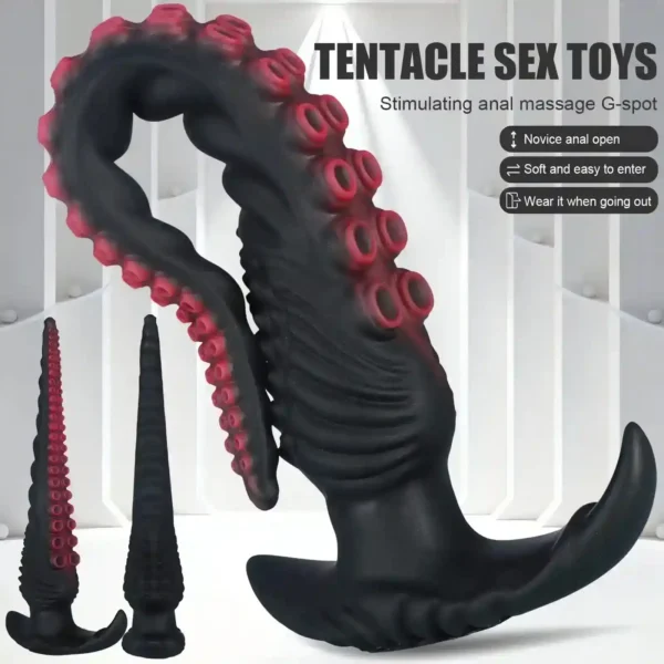 plug anal silicone texturé taille xl disponible