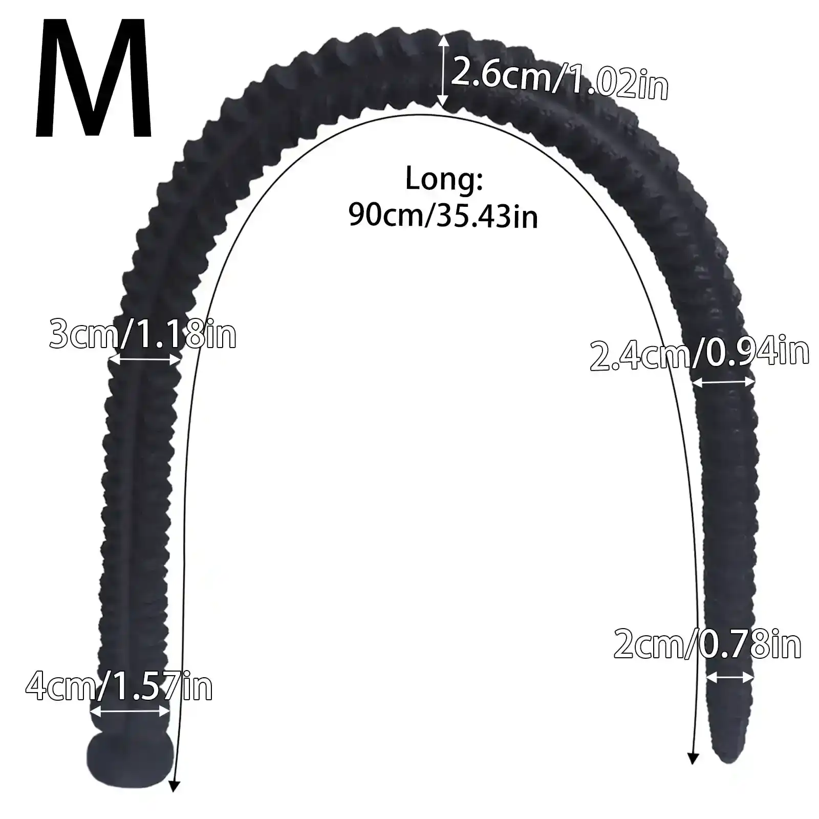 plug anal silicone texture ventouse longue
