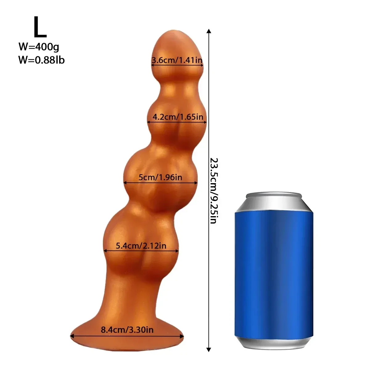 plug anal taille large silicone