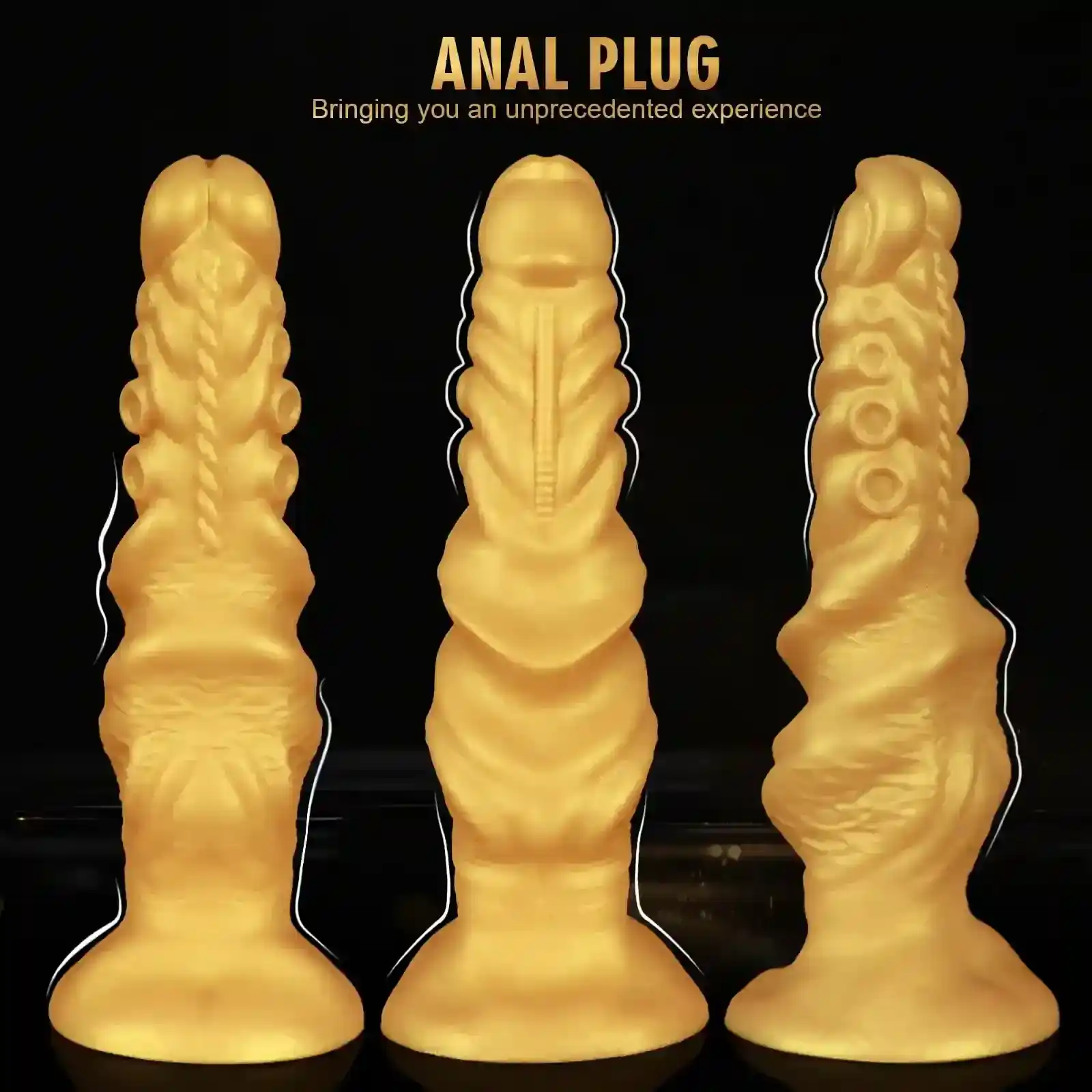 plug anal tentacule pieuvre silicone texture ventouse
