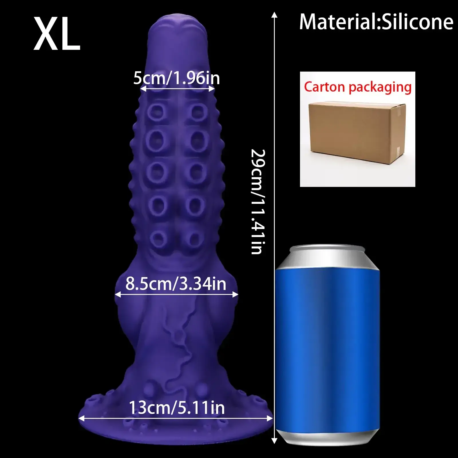 plug anal tentacule silicone doux