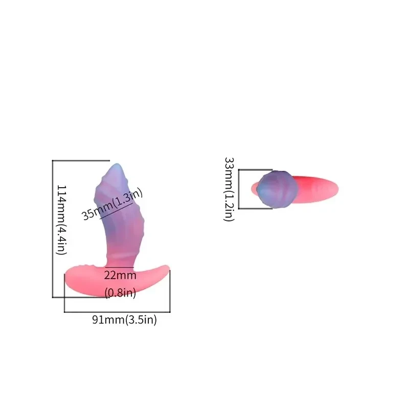 plug anal texturé pour plaisir intense