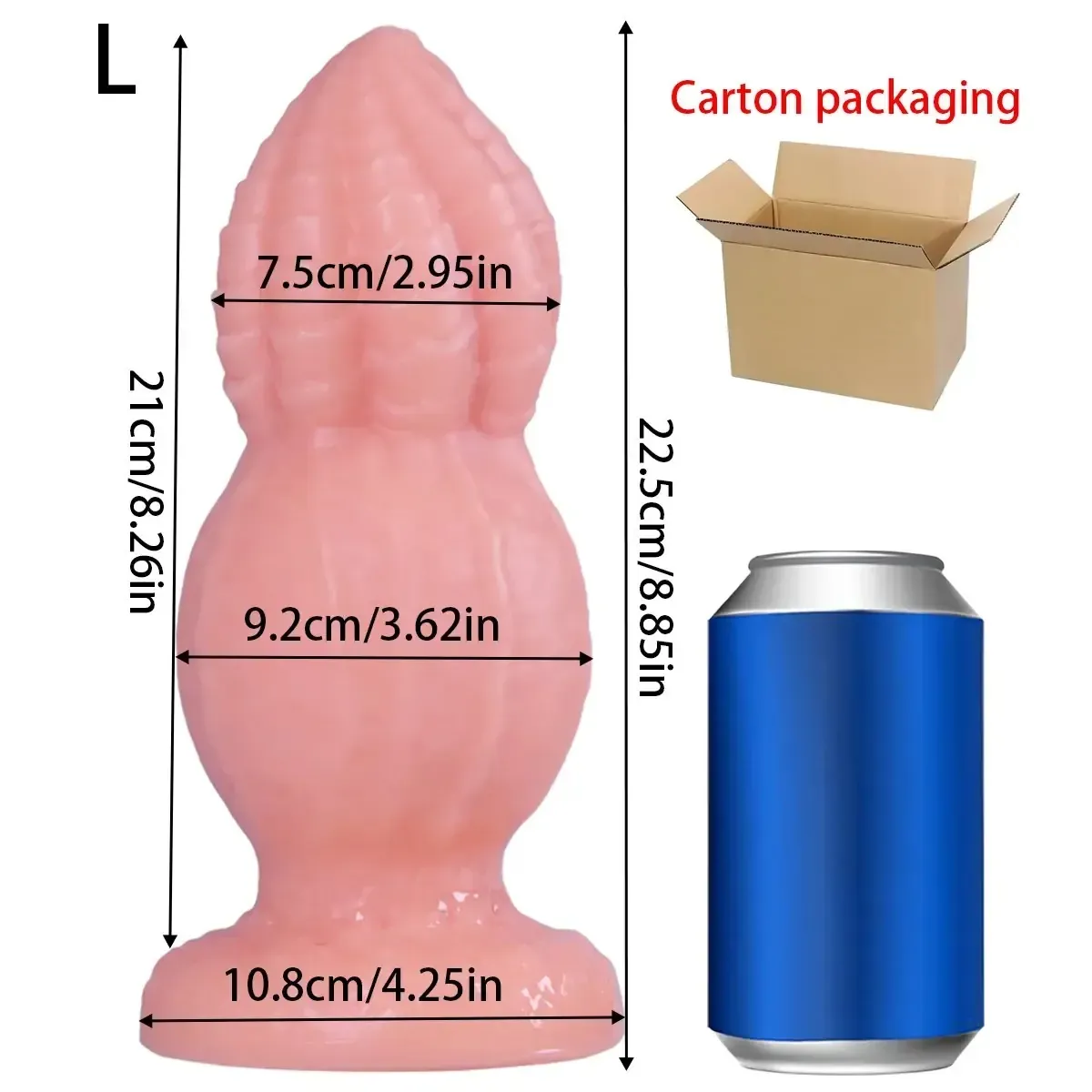 plug anal unisexe taille l 7 5cm