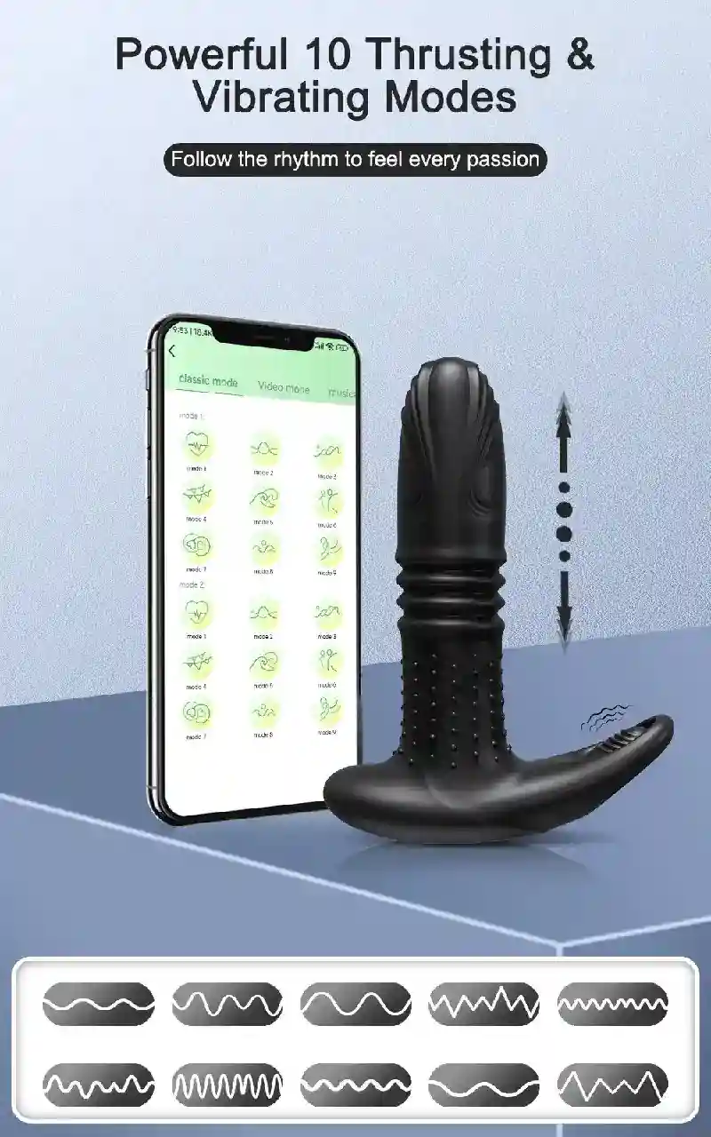 plug anal vibrant avec vibrations multiples
