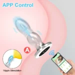 plug anal vibrant lisse et sécuritaire