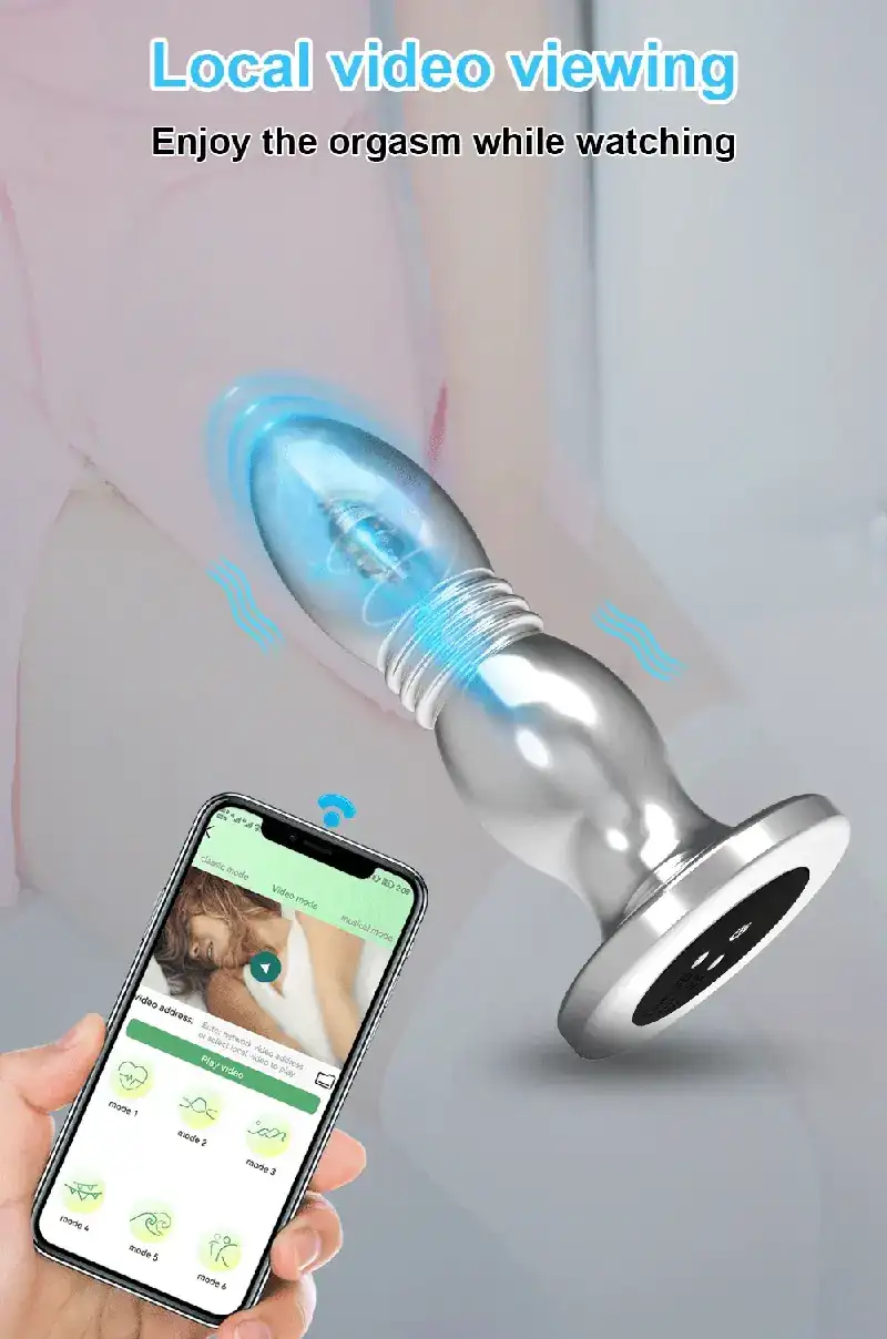plug anal vibrant magnetique rechargeable etanche
