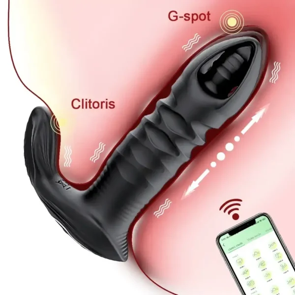 plug anal vibrant silicone télécommande
