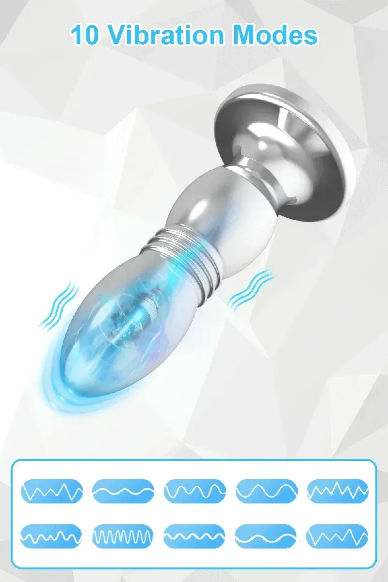 plug anal vibrant stimulation point g incurve