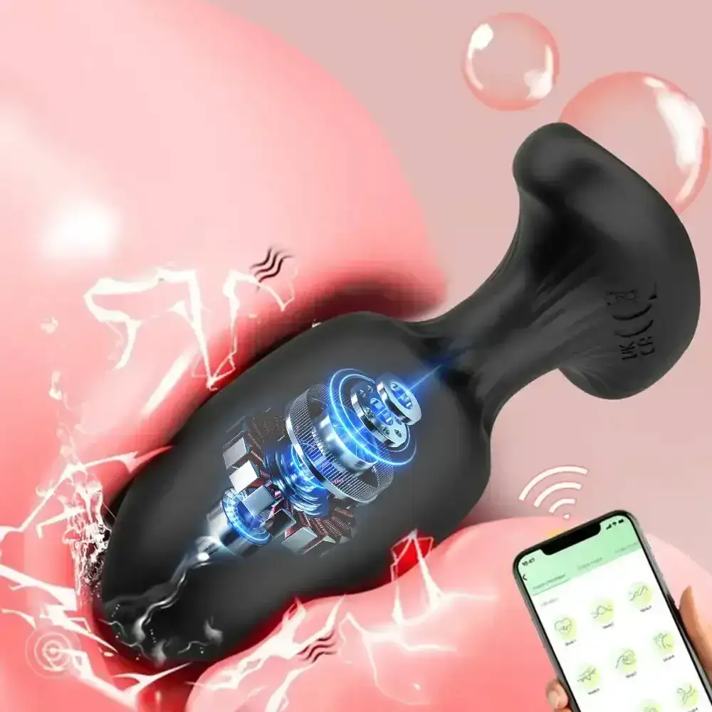plug anal vibrant telecommande par application