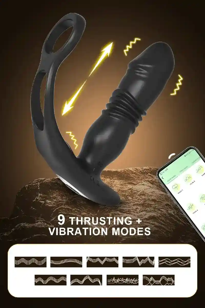 plug anal vibration silicone controle app