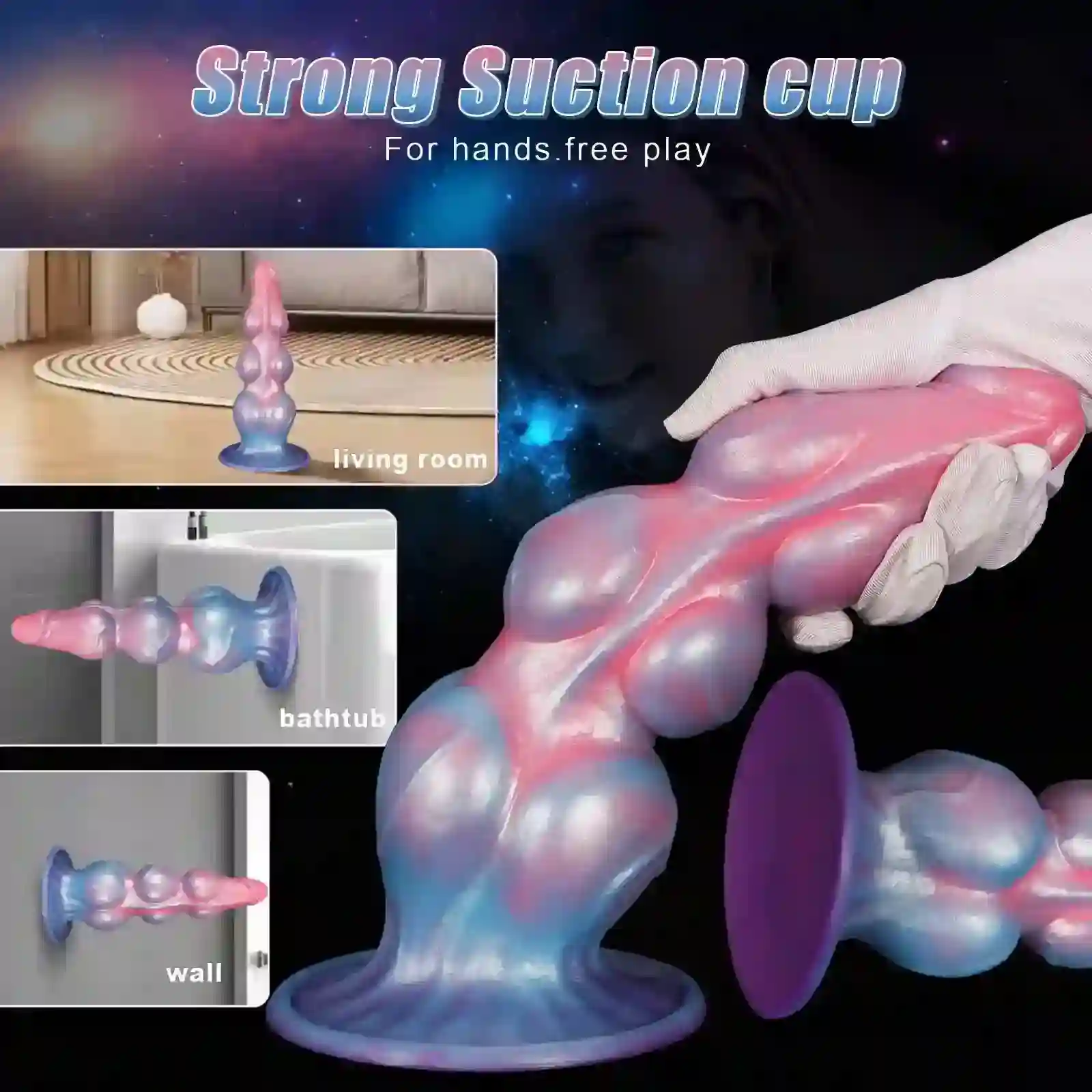 plug lesté silicone avec texture réaliste