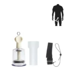 pompe pénienne phallique en plastique ergonomique