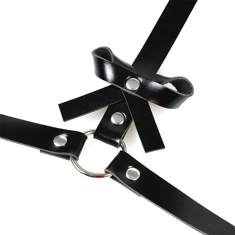 porte jarretelles harnais pour femme noir