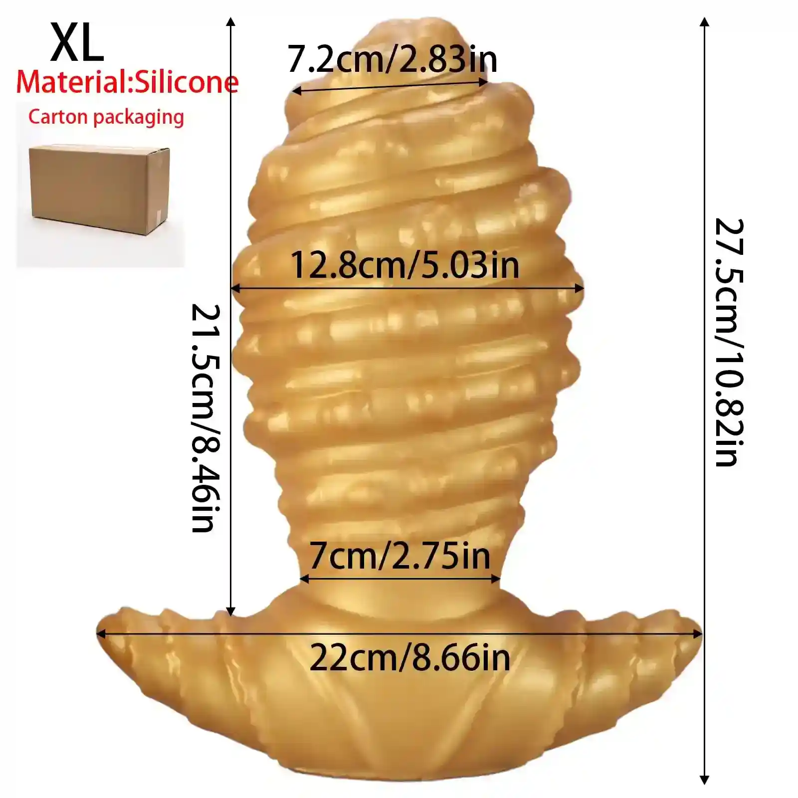 prostug anal incurve silicone souple