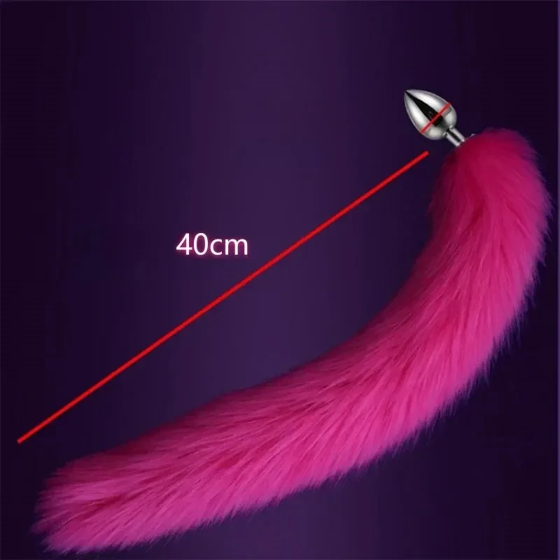 queue de renard métal doux plug anal 1