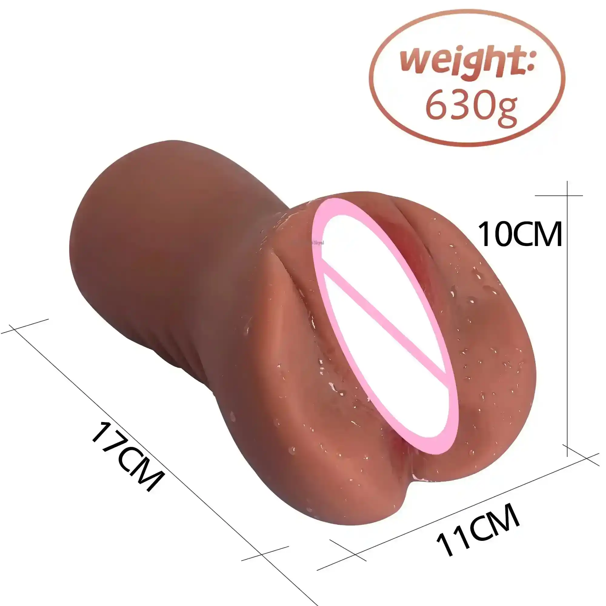 réplique réaliste double entrée en silicone