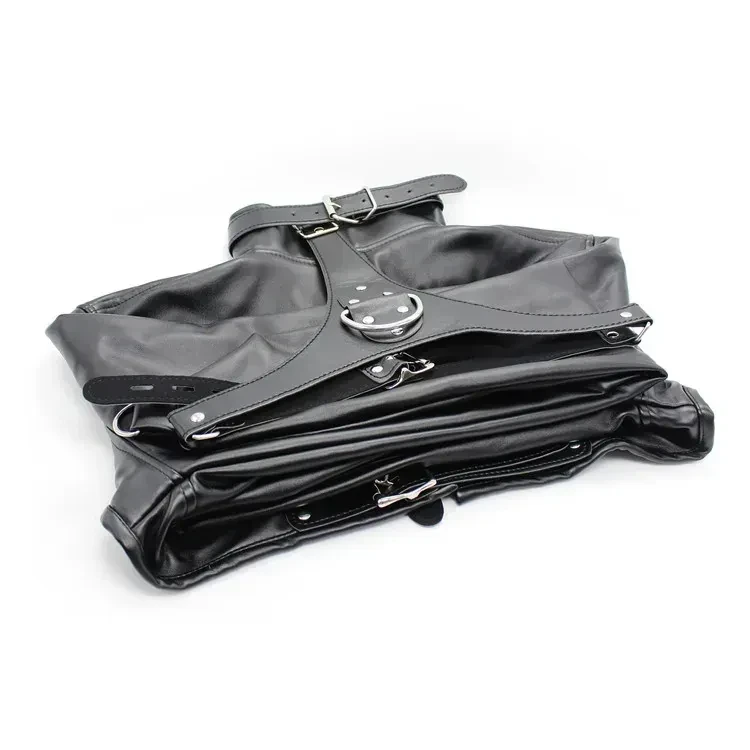 restraint bdsm ajustable faux cuir