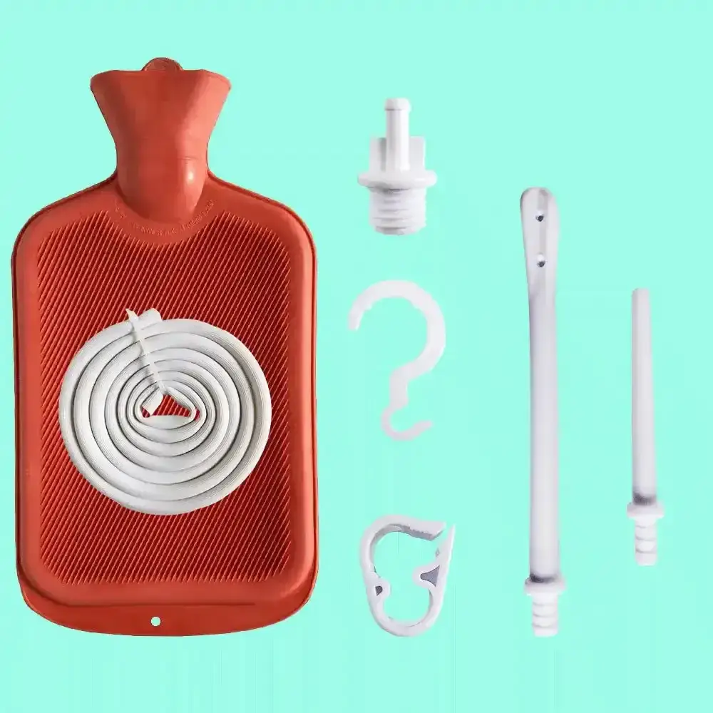 sac de lavement anal en silicone reutilisable