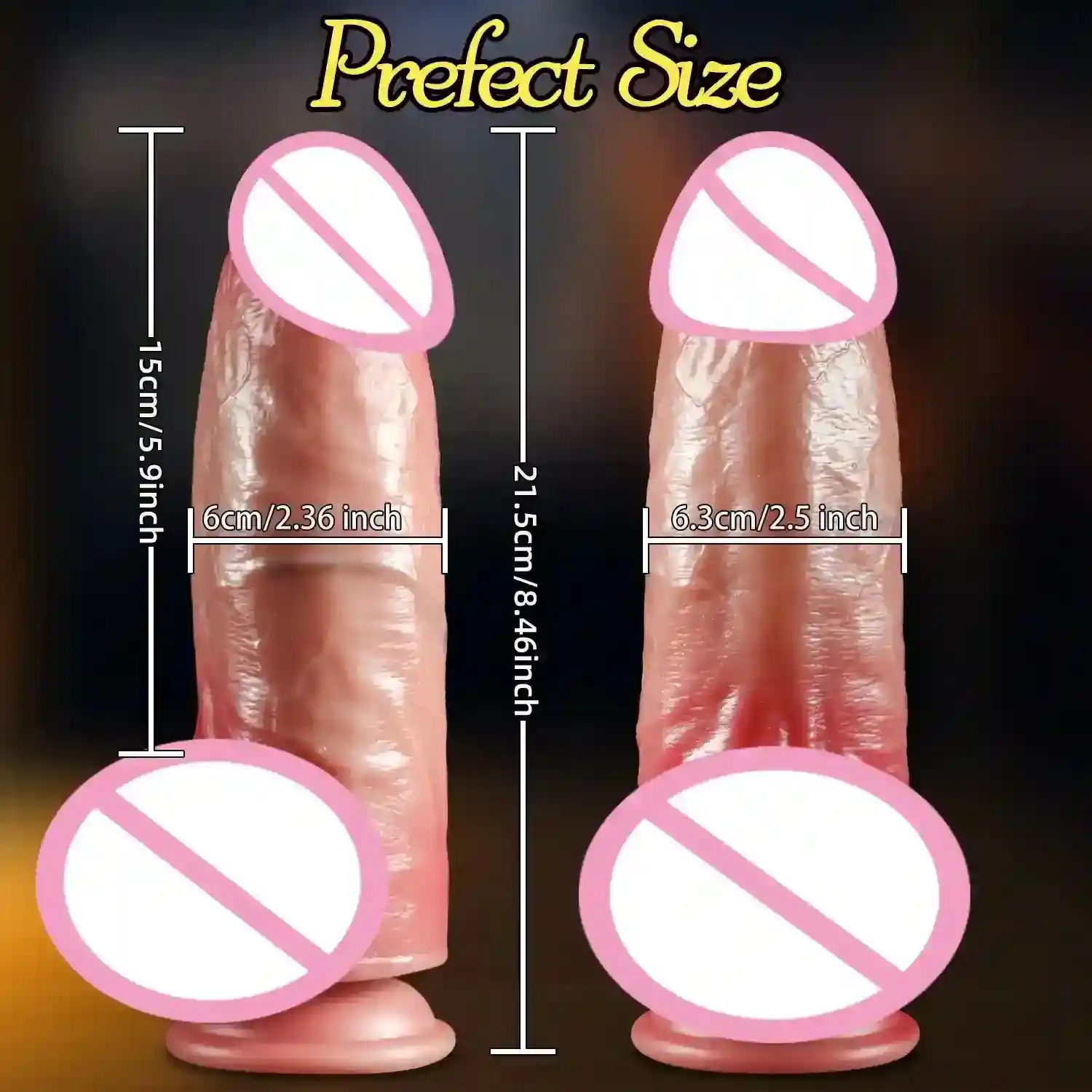 sex-toy réaliste de 15 cm dinsertion