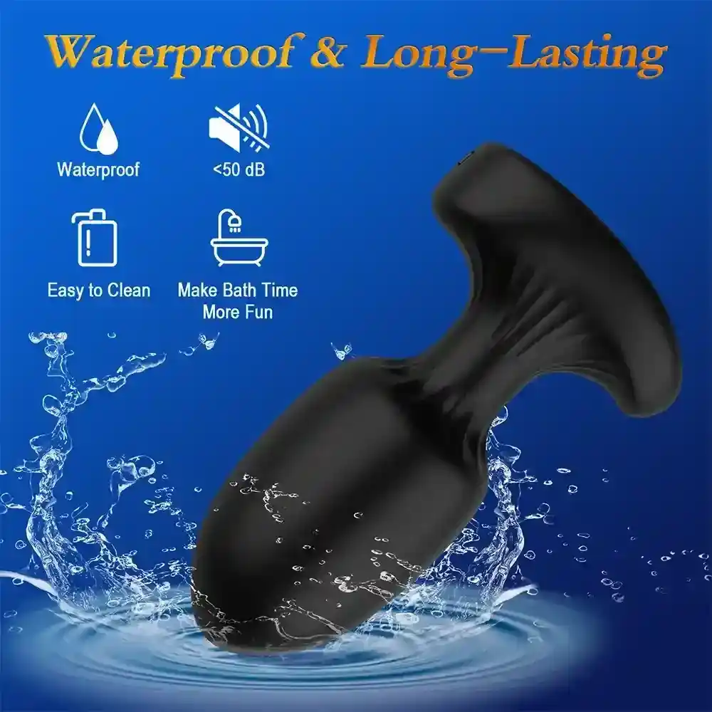 sex toy anal rechargeable noir