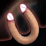 sex toy double face silicone corps