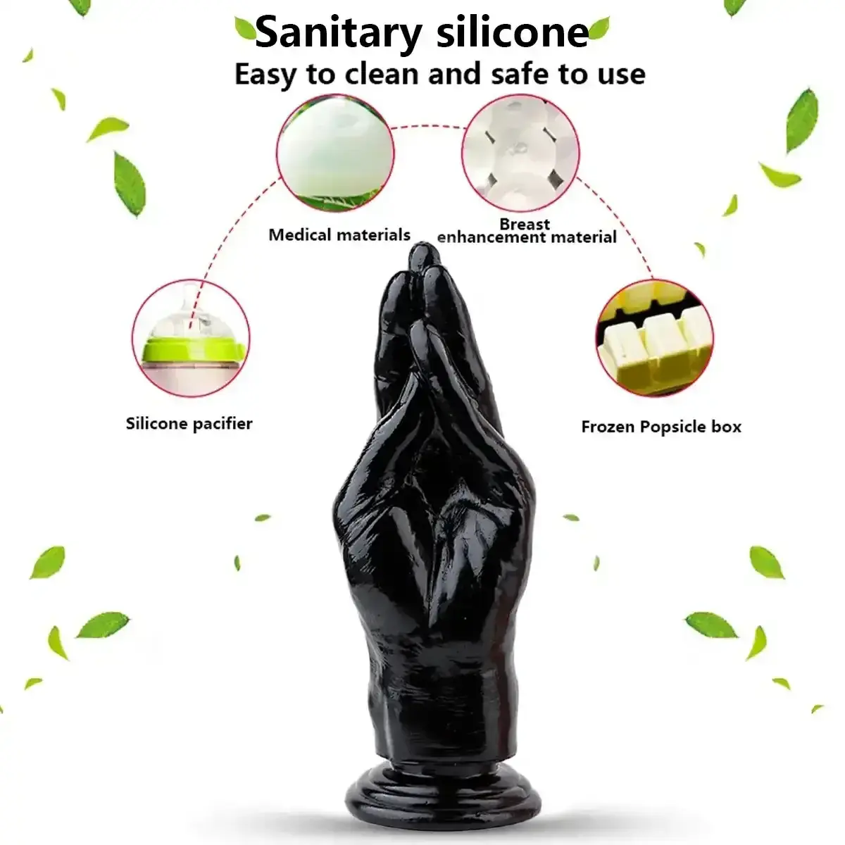 sextoy anal en pvc texture lisse
