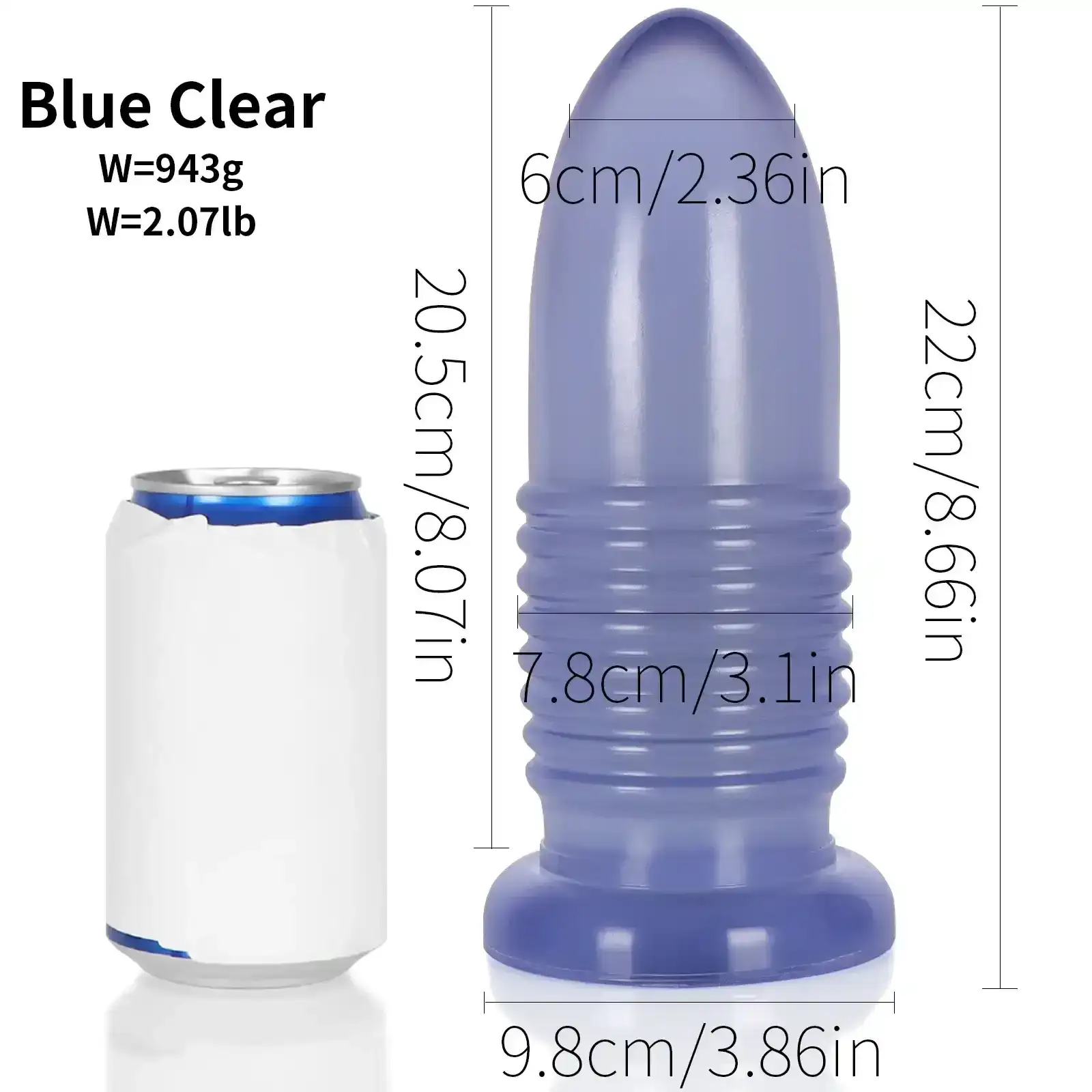 sextoy anal entrainement plastique ventouse 9