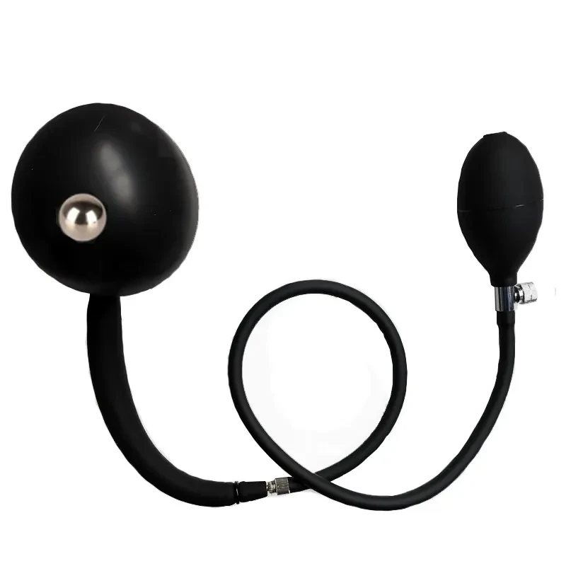 sextoy anal gonflable noir avec bille interne 5