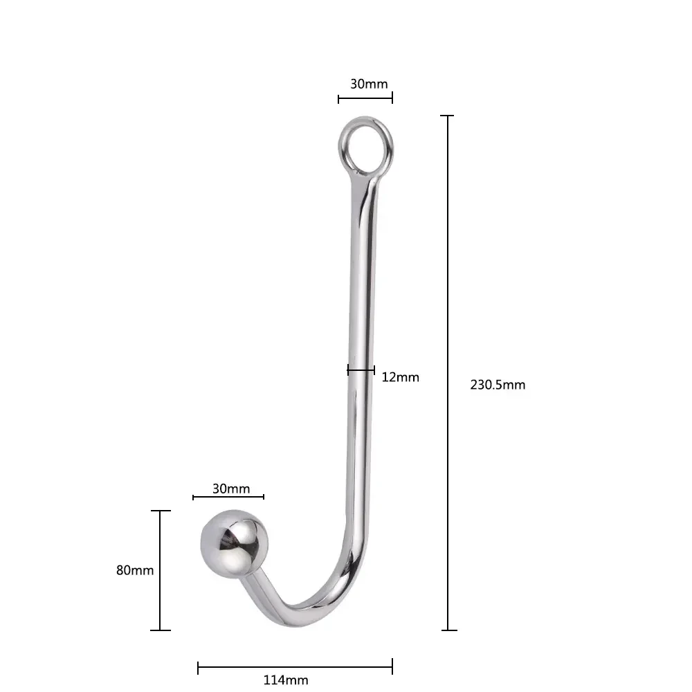 sextoy anal inoxydable ergonomique