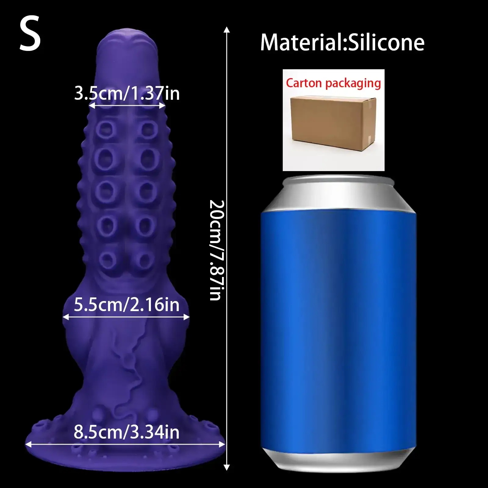 sextoy anal tentacule silicone corps