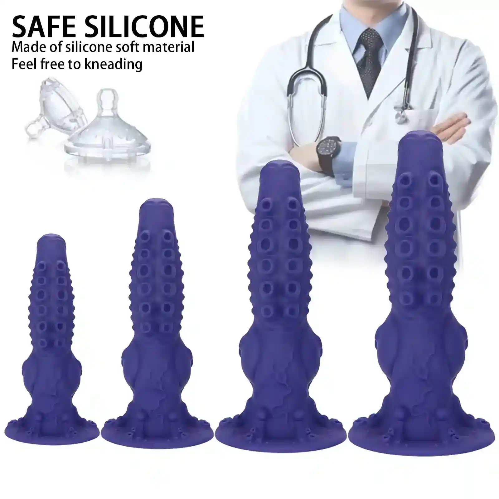sextoy anal tentacule silicone realiste