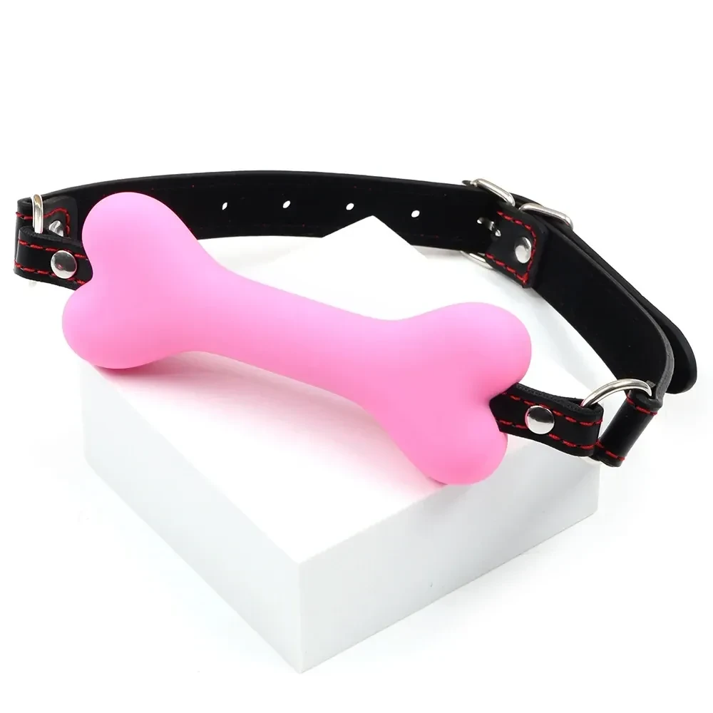 sextoy de soumission en silicone noir