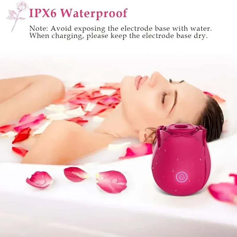 sextoy etanche rose rechargeable usb magnetique