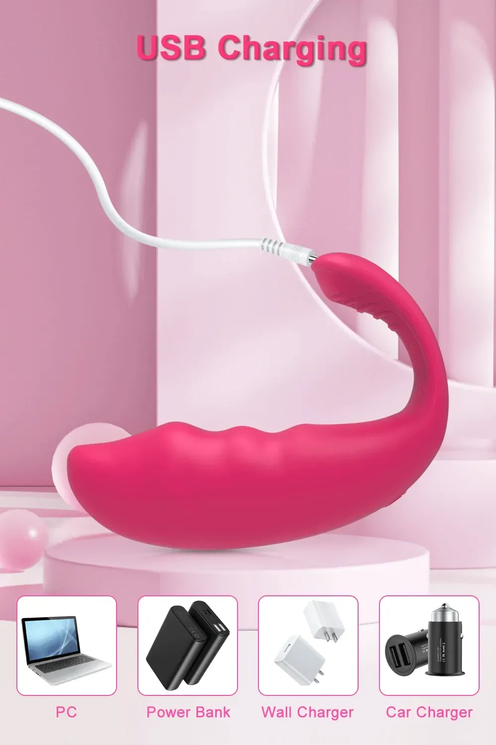 sextoy mains libres noir silicone sur