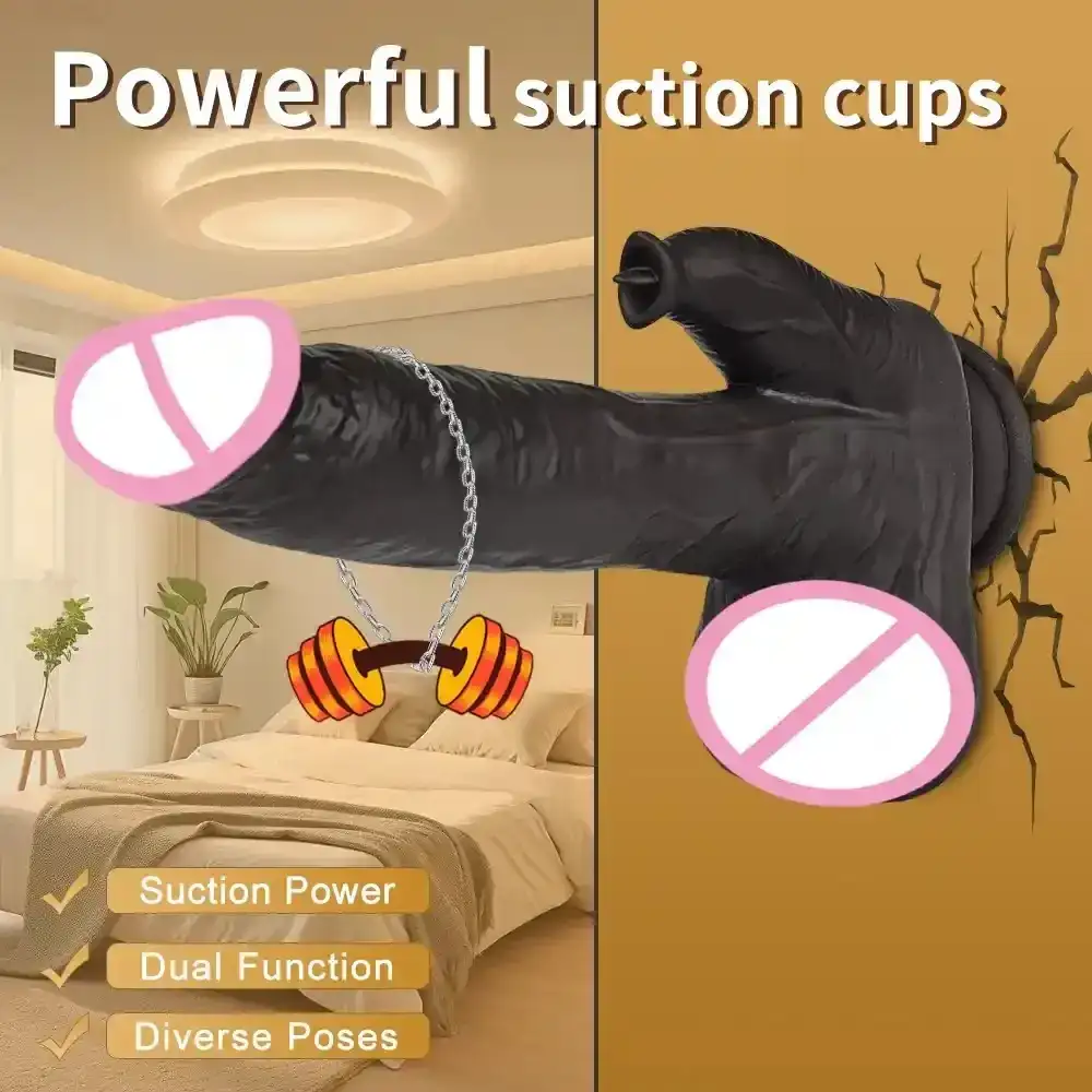 sextoy phallique en silicone souple réaliste