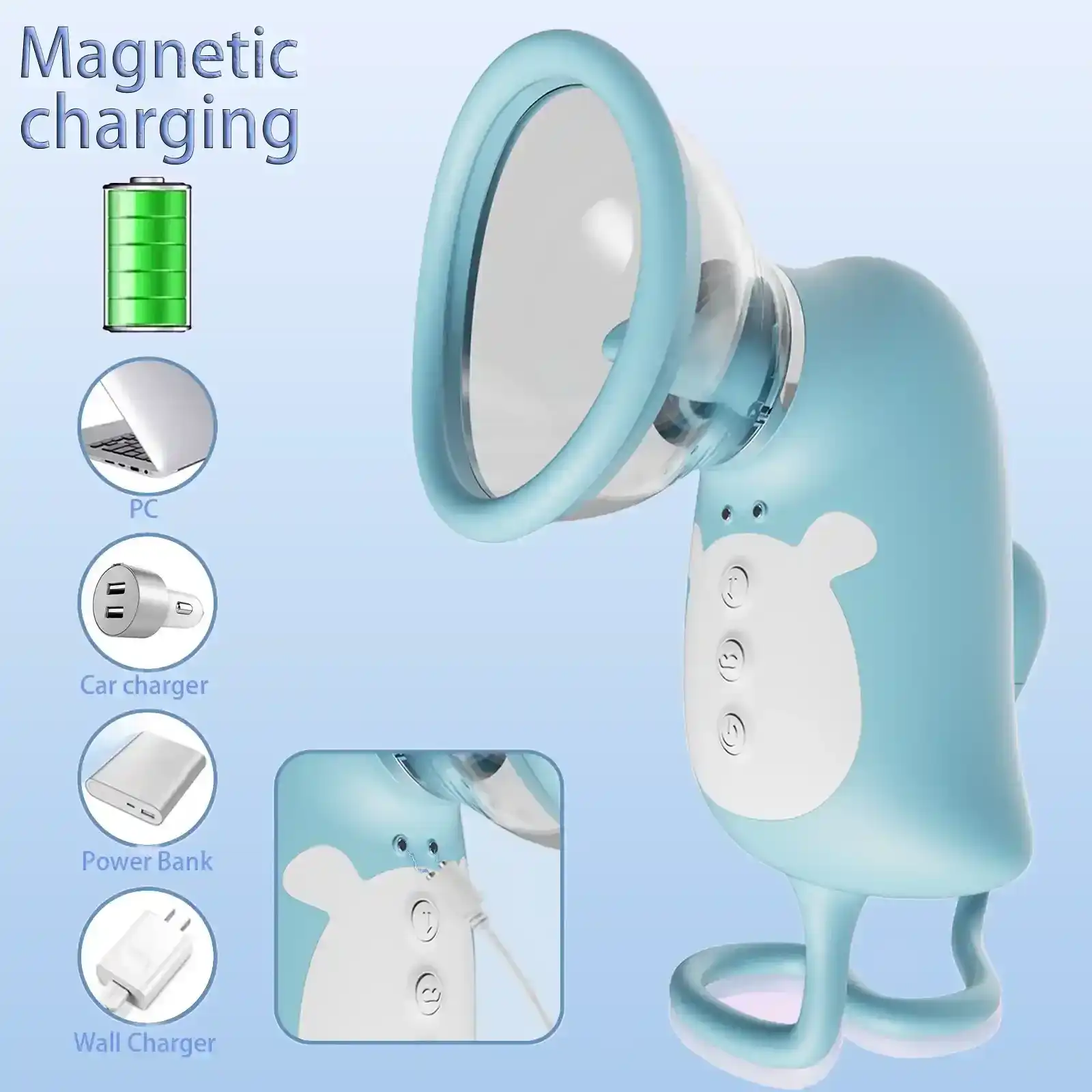sextoy rechargeable multifonction blanc