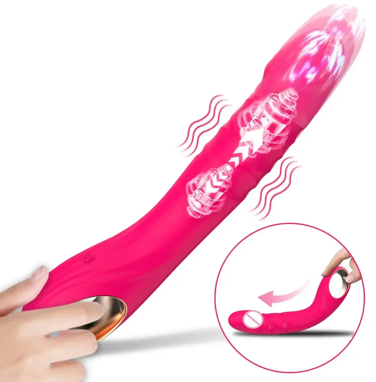 sextoy retractable pour femme avec 10 frequences