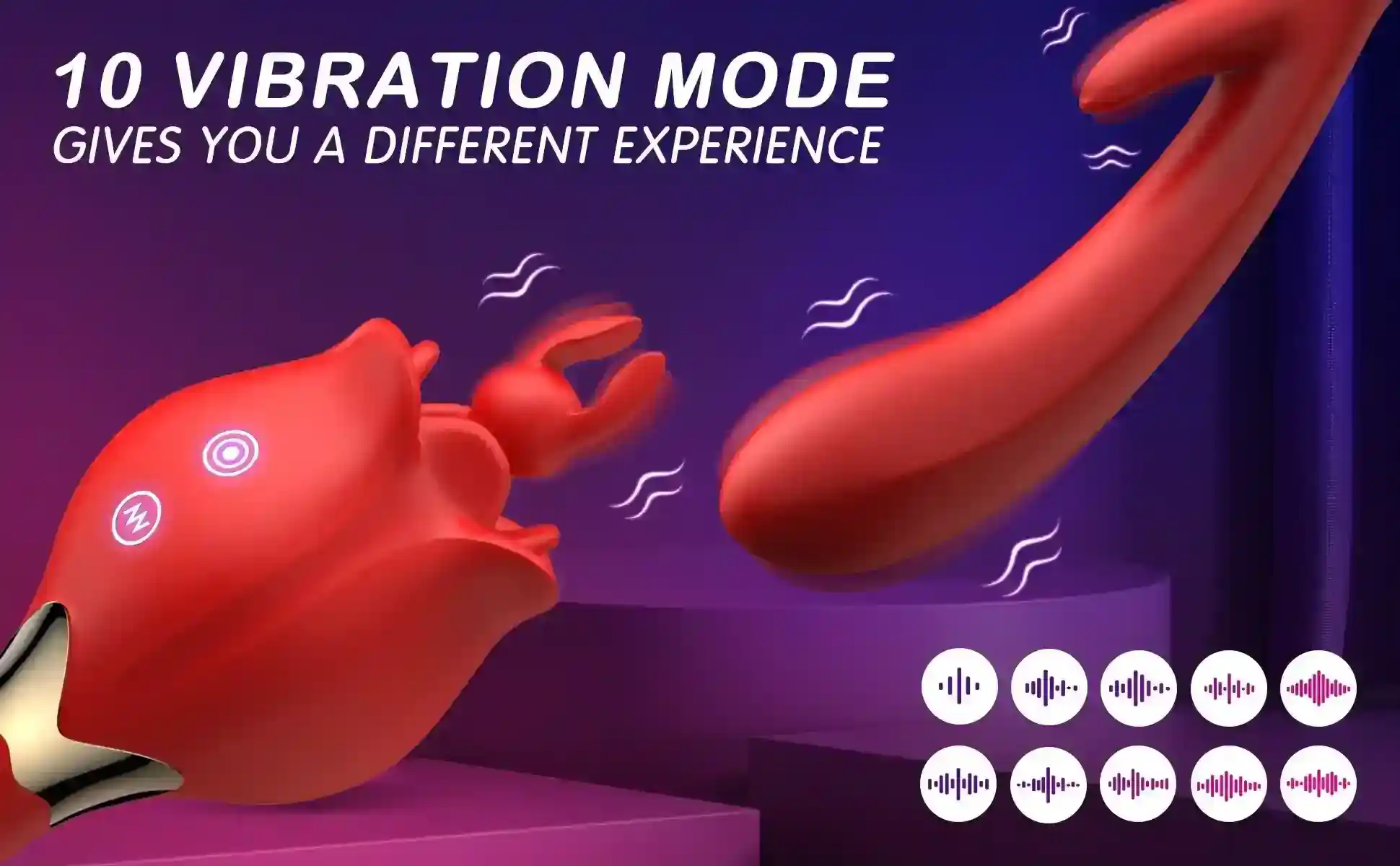 sextoy rose ergonomique rechargeable