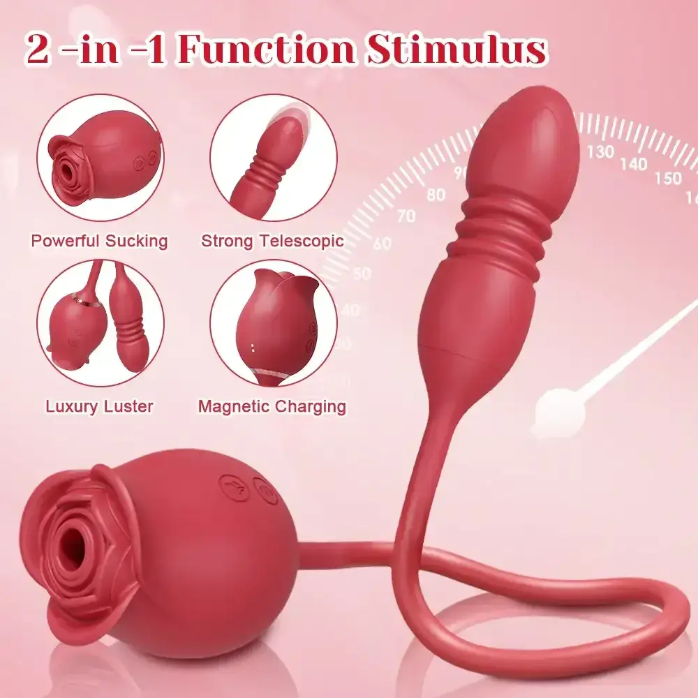 sextoy rose rechargeable pour stimulation clitoridienne