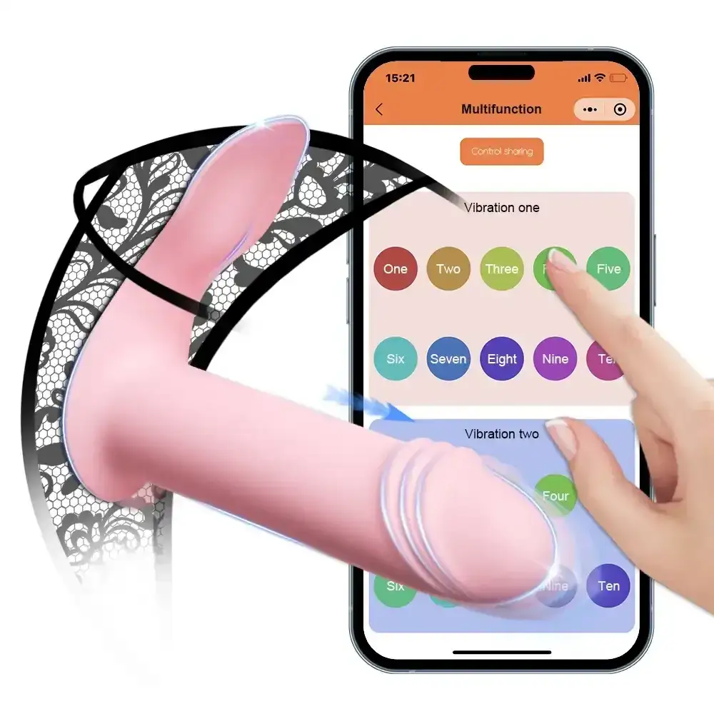 sextoy silicone medical double stimulation app