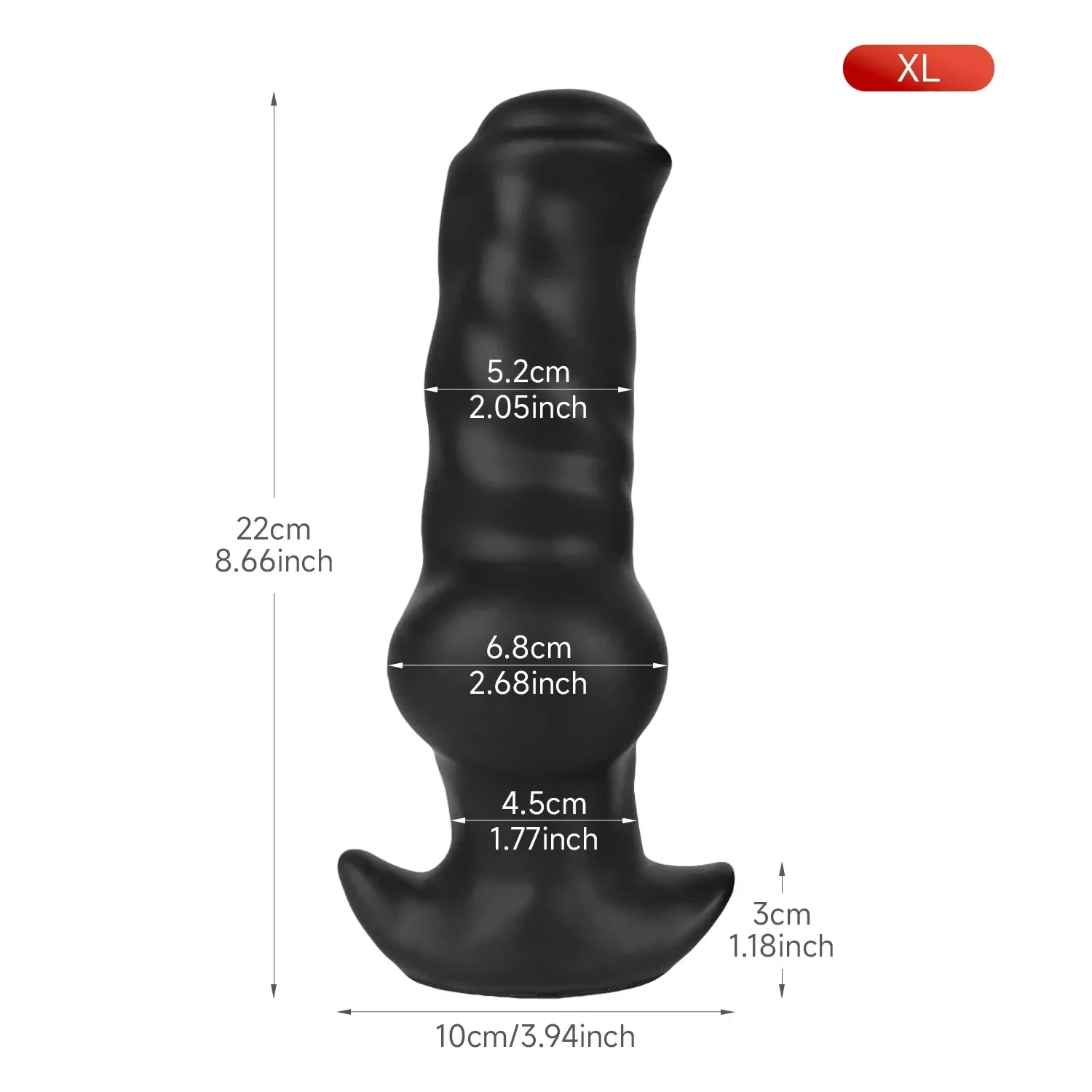 silicone doux queue de chien plug