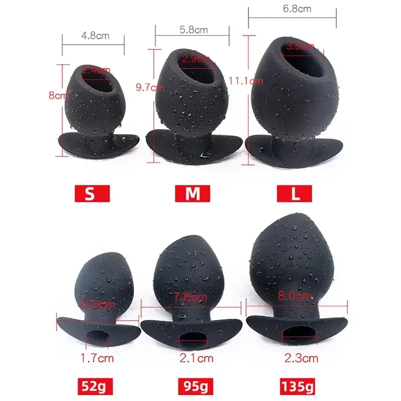 sonde anale creuse en silicone