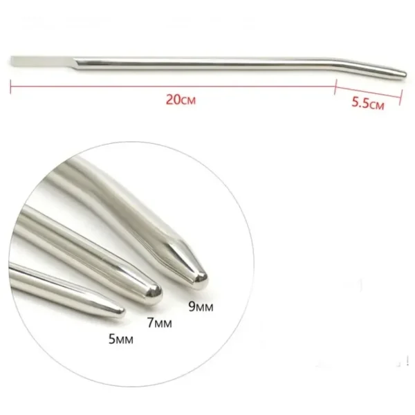 sonde urétrale inox 5mm
