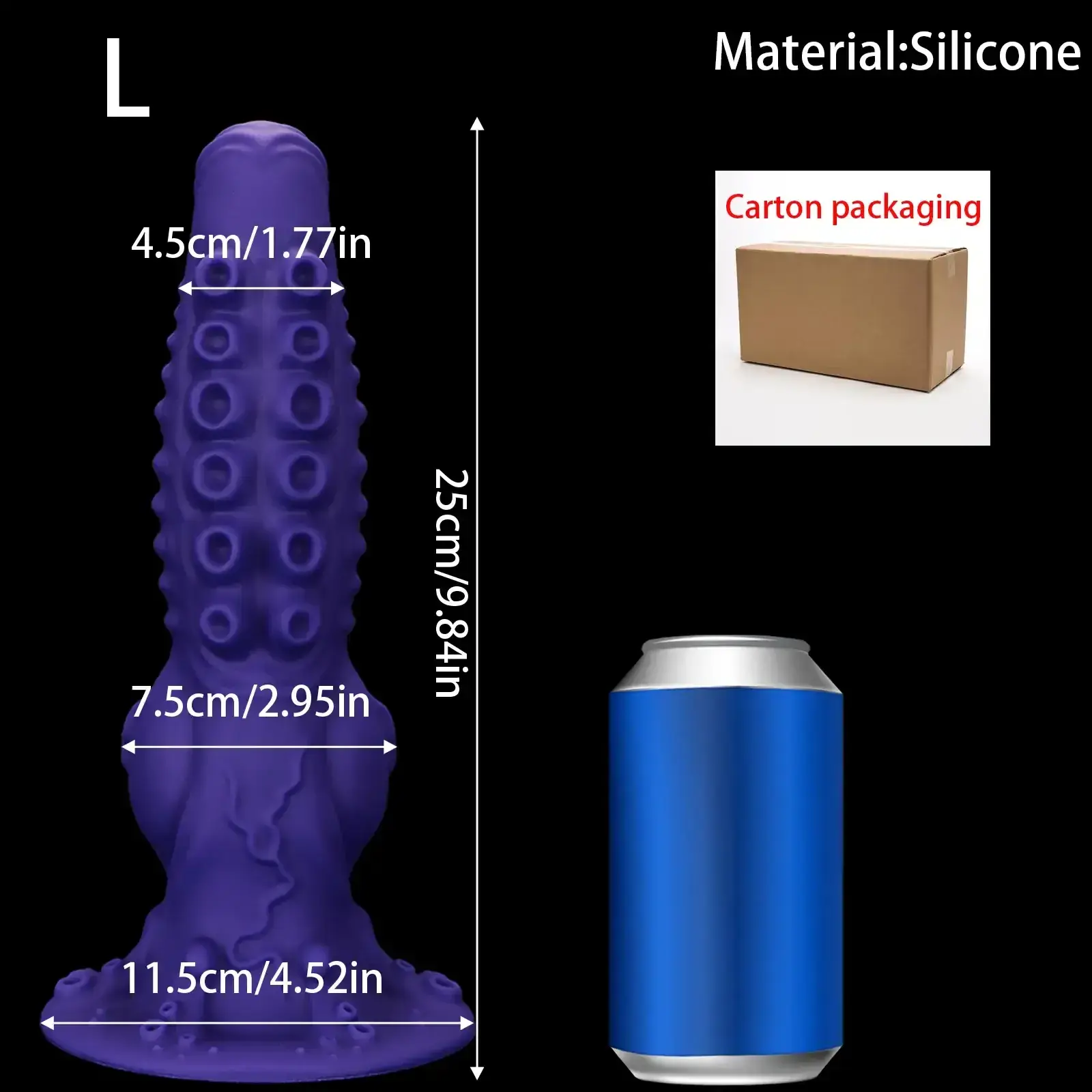 stimulateur anal tentacule silicone progressif